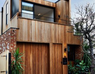 Envisioned for an Urban Lifestyle: Timber-Clad Y Residence in Prahran