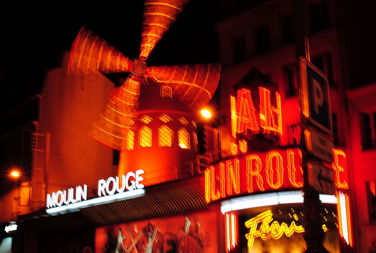 Moulin Rouge just around the corner at Paris Marriott Champs Elysees Hotel