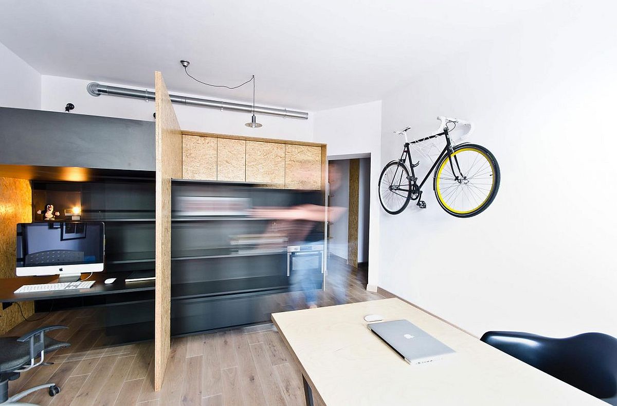 Multifunctional design studio space and apartment in Poznan