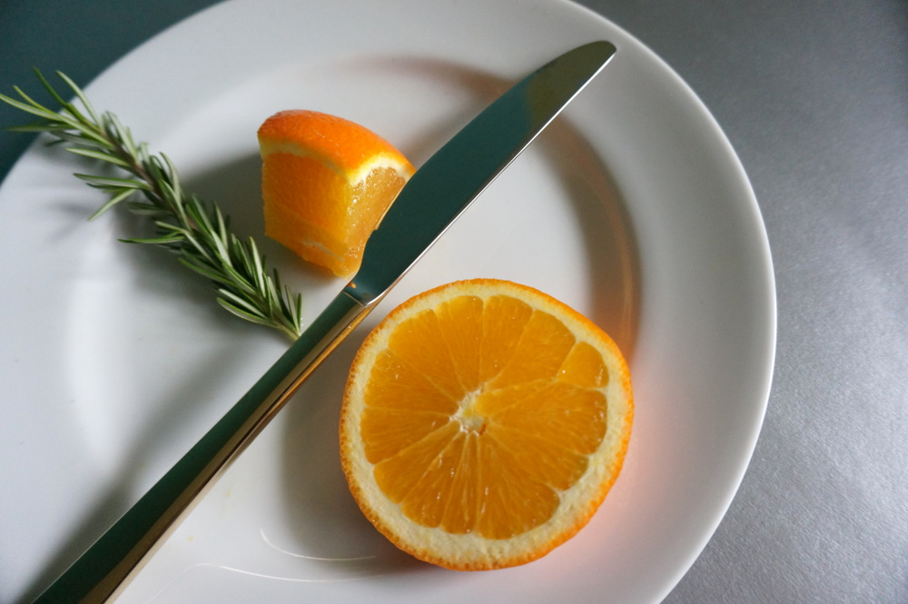 Oranges and rosemary add foodie flair