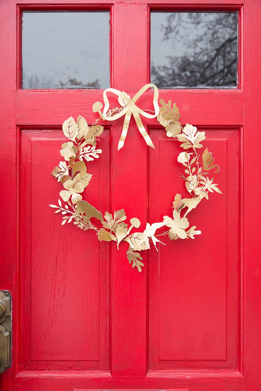 Paper wreath from The House That Lars Built