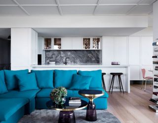 Posh Penthouse Makeover in Melbourne Relies on Chic Décor and LA Glamour