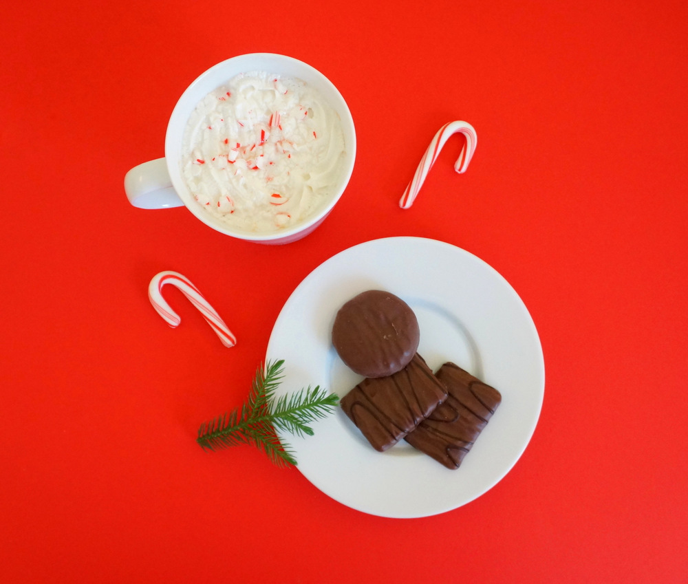 Plate of chocolate cookies