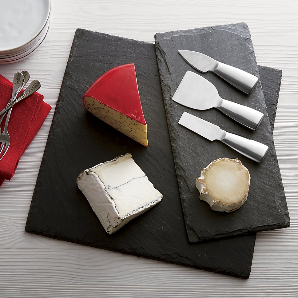 Slate cheese boards from Crate & Barrel