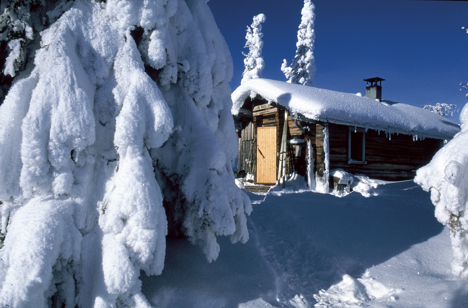 Finnish winter cottage