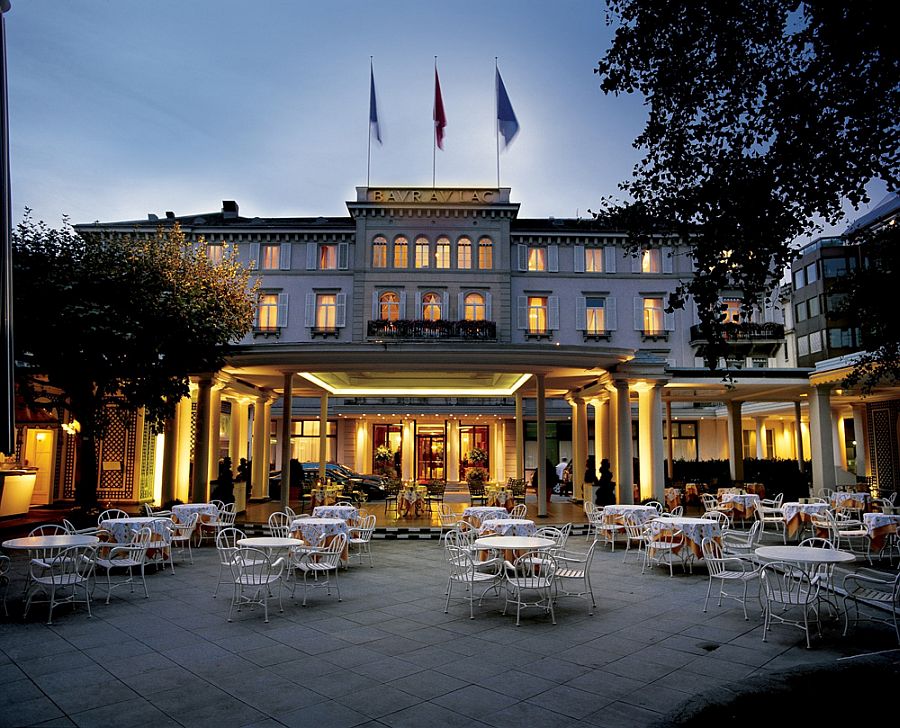 World class luxury hotel Baur au Lac in Zurich