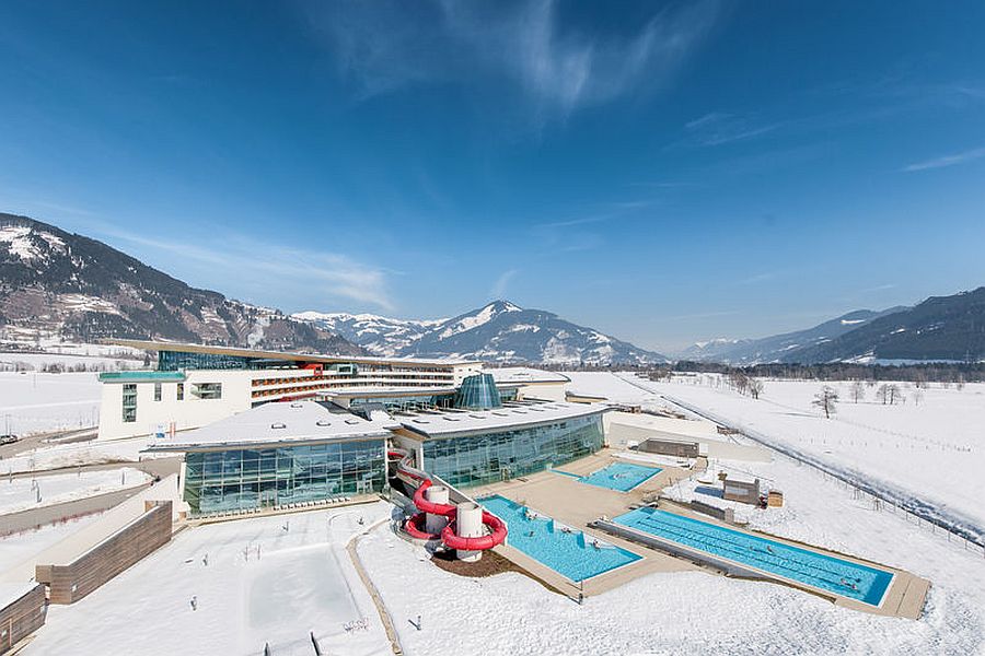 An aerial view of Tauern Spa Hotel & Therme in Austria