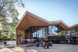 Inspired by the Art of Origami: Creative Beach Club Restaurant in Luxembourg