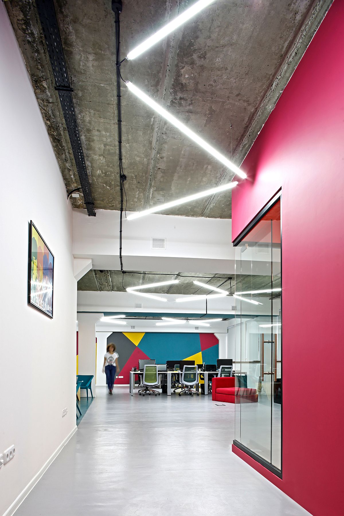 Colorful and industrial office space in Armenia