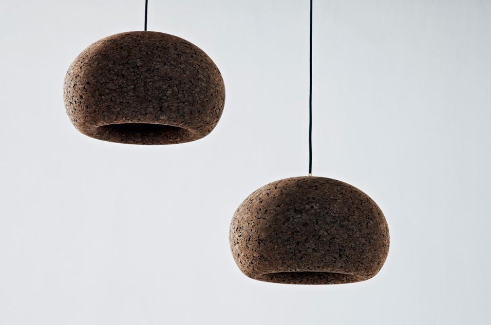 Cork pendants from Wiid Design