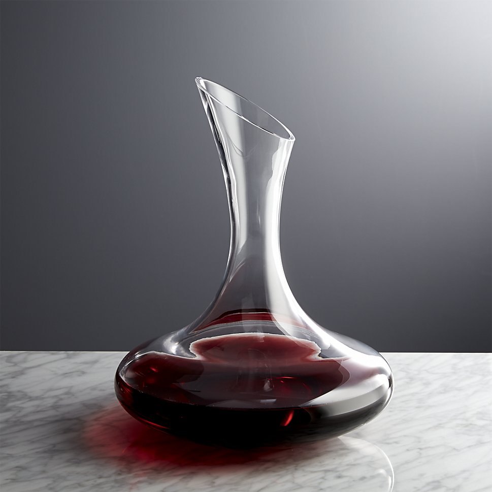 Elegant carafe from Crate & Barrel