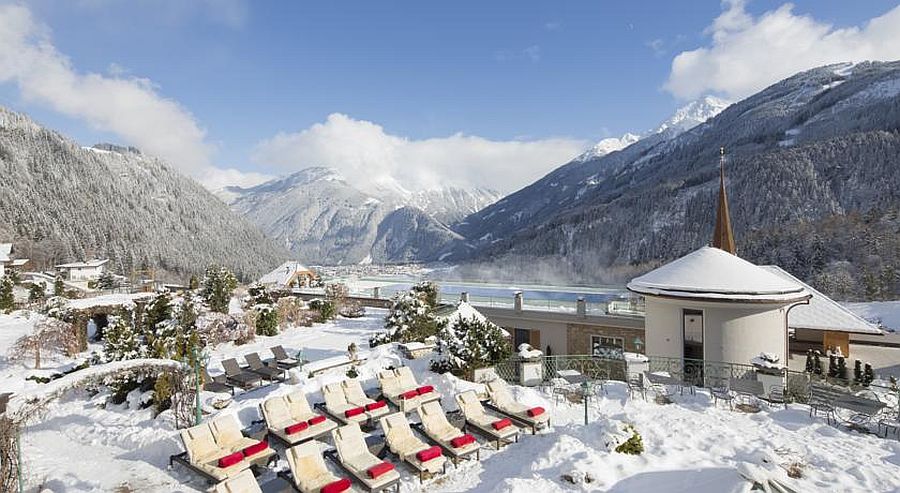 Enjoy the untamed, snow-clad outdoors at the Stock Resort in Austria