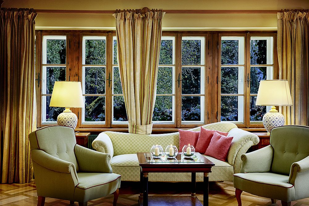 Exquisite interior and luxururious decor at Hotel Tennerhof