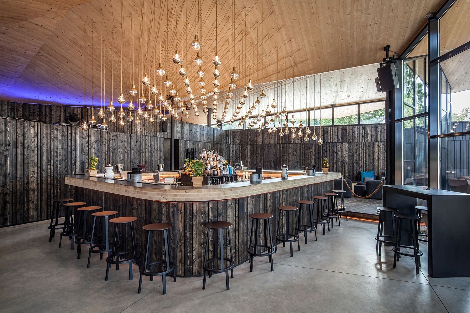 Inspired by the Art of Origami: Creative Beach Club Restaurant in ...