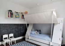 Kids-bedroom-with-chalkboard-wall-and-innovative-bed-design-217x155