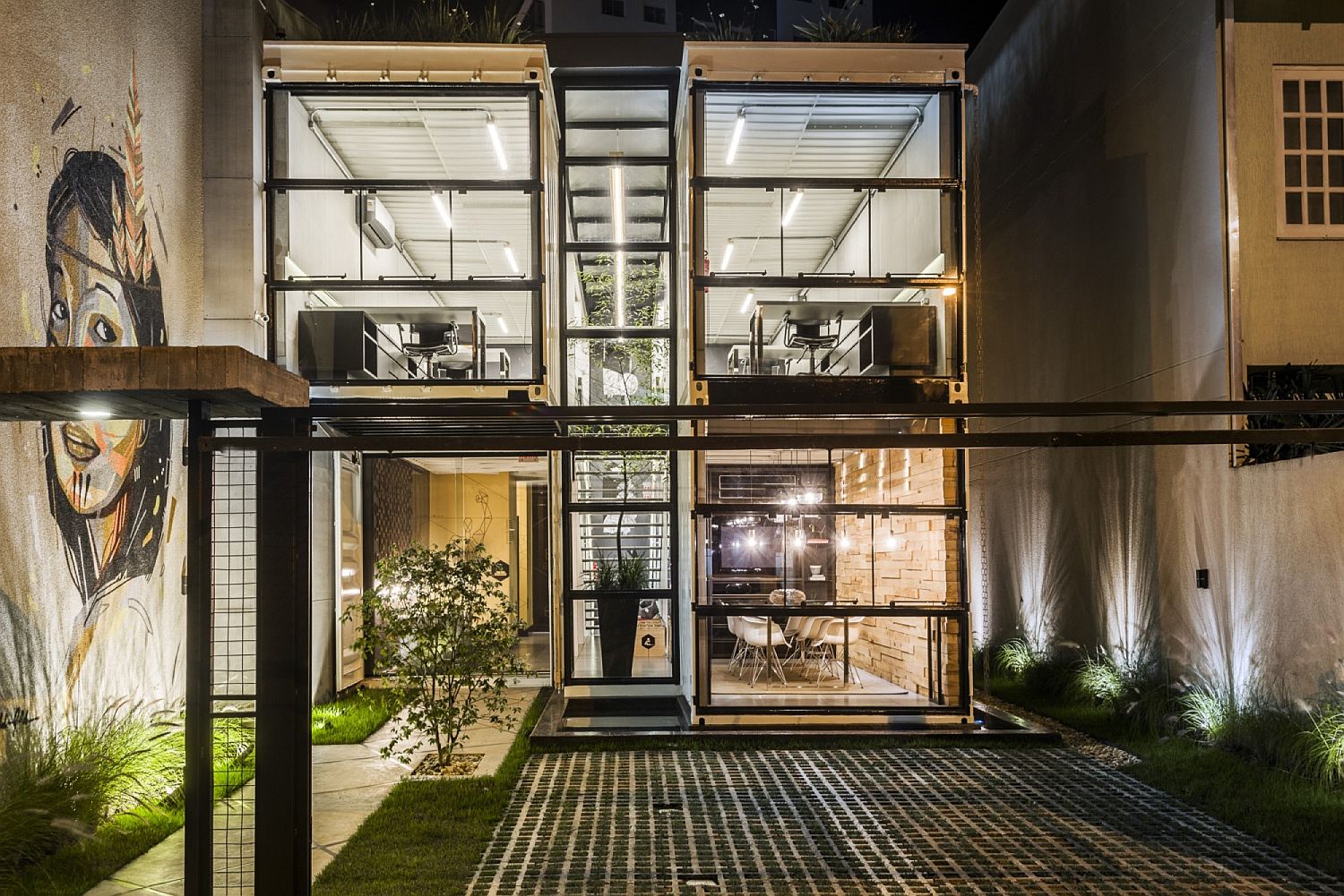 Modern Container Office design combines sustainability with industrial style