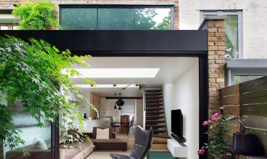 Chic and Sensible Makeover of Lovely Brick Cottage from the 1800s in London