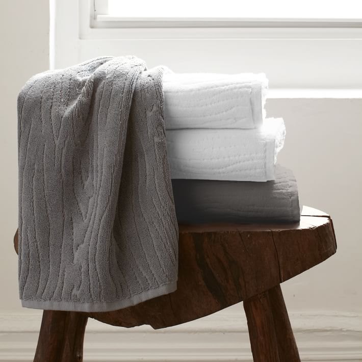 Organic towels from West Elm