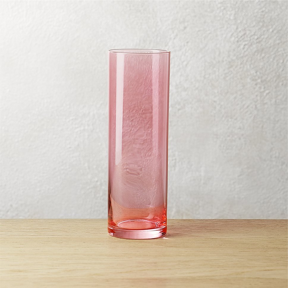 Pink champagne flute from CB2