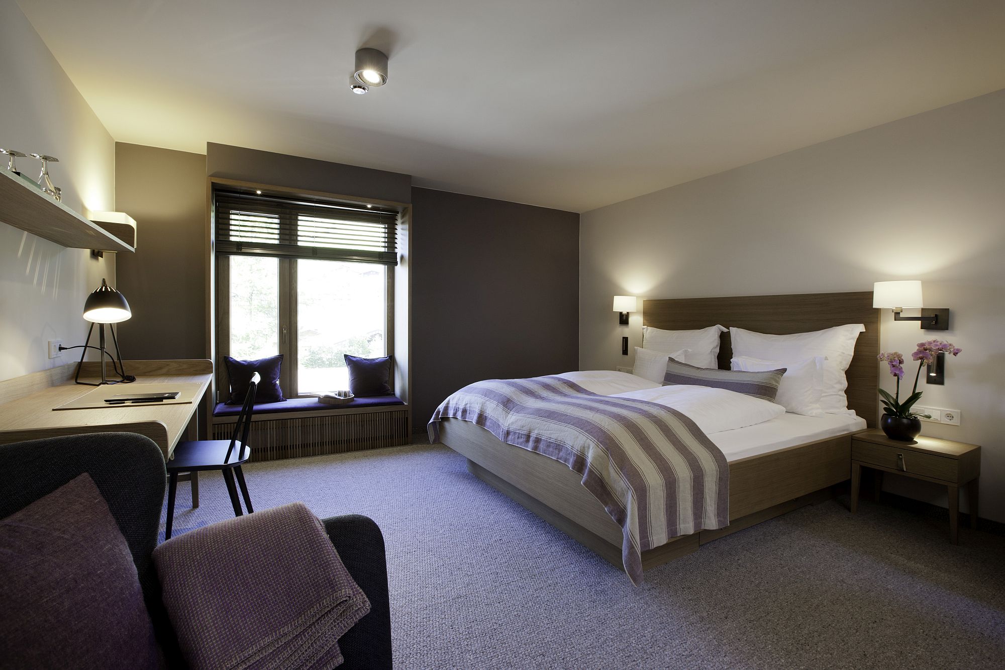 Relaxing guest rooms at Hotel Berghof