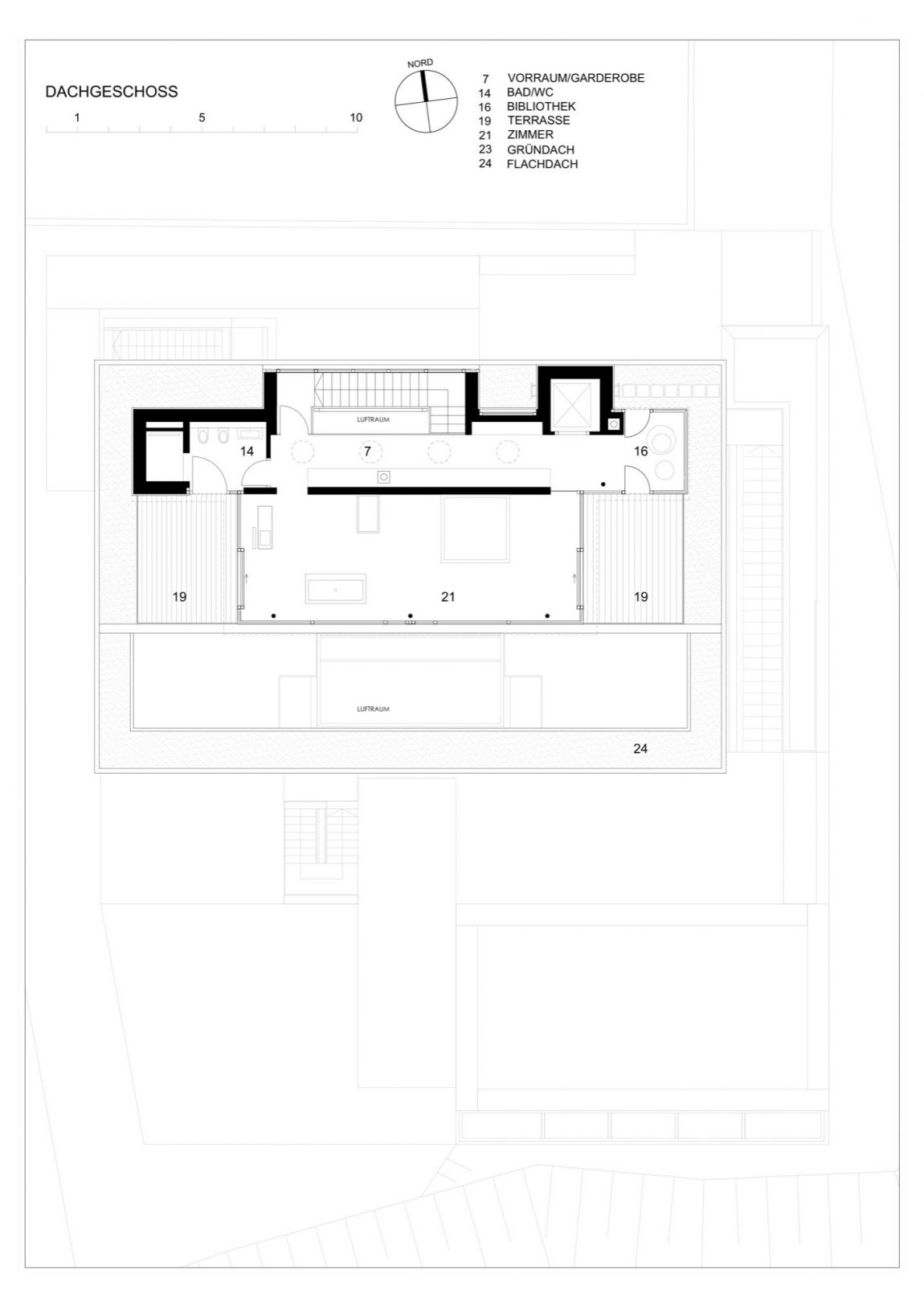 Second level floor plan of POHO33