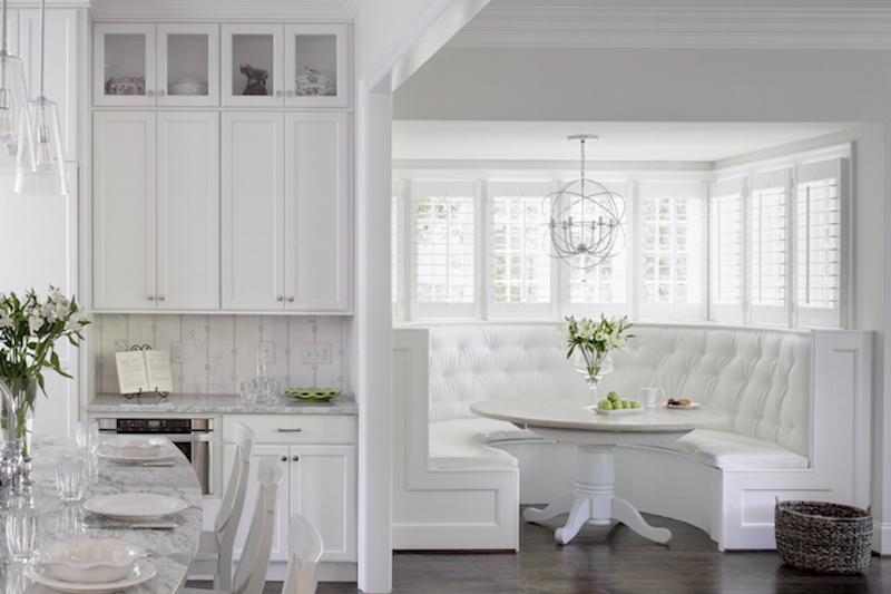 Separated banquette for special occasions