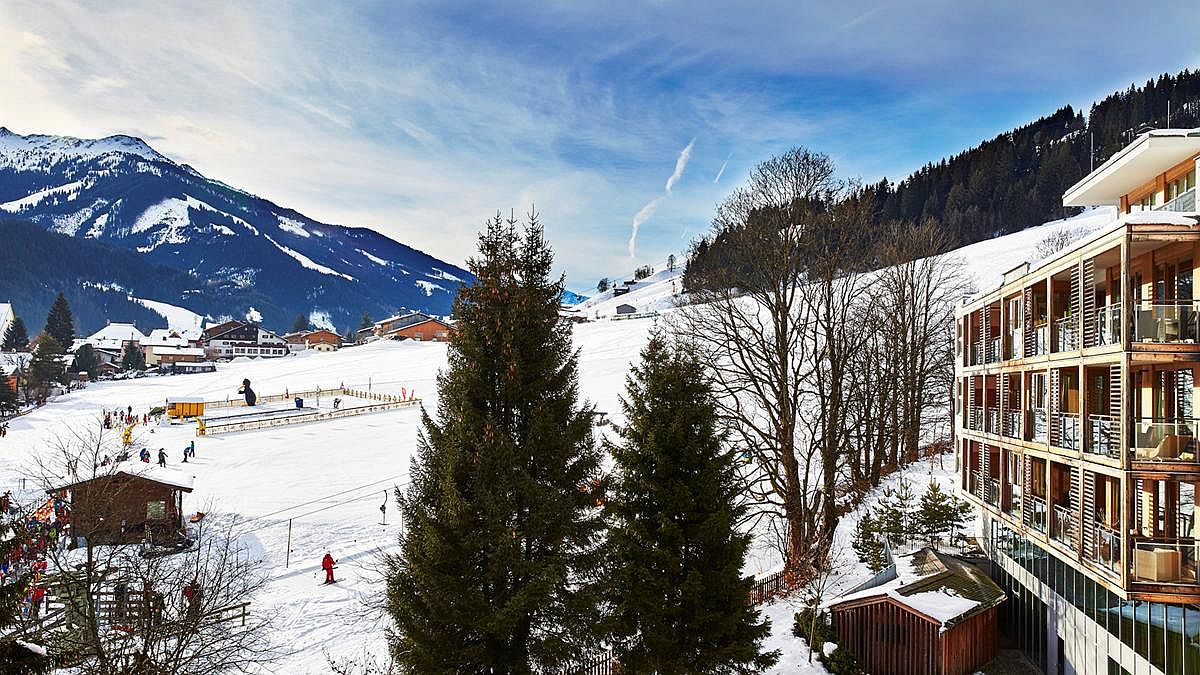 Ski-in and ski-out zone at Kempinski Hotel Das Tirol