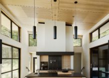 Trio-of-pendants-adds-to-the-charm-of-the-kitchen-with-high-ceiling-217x155