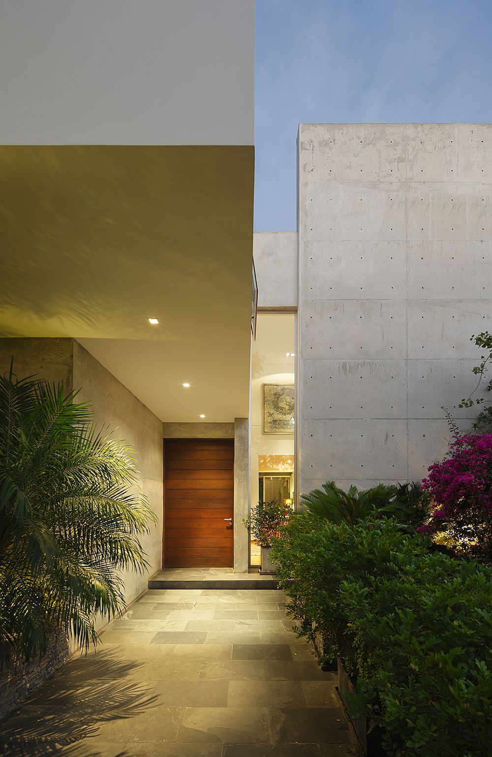 View of the entry of House M in Lima, Peru