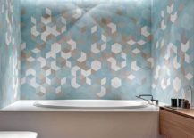 Colorful-geo-tiles-create-a-fabulous-backdrop-in-the-contemporary-bathroom-217x155
