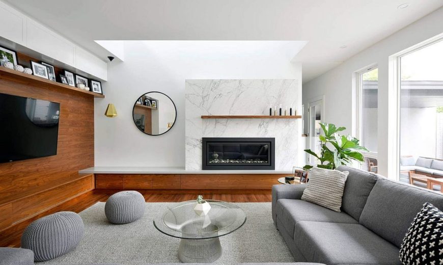 Marble, Wood and Modernity: Refined House Addition in Ottawa