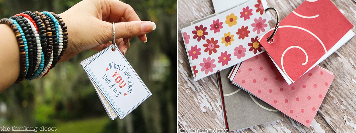 DIY What I Love About You Mini Book