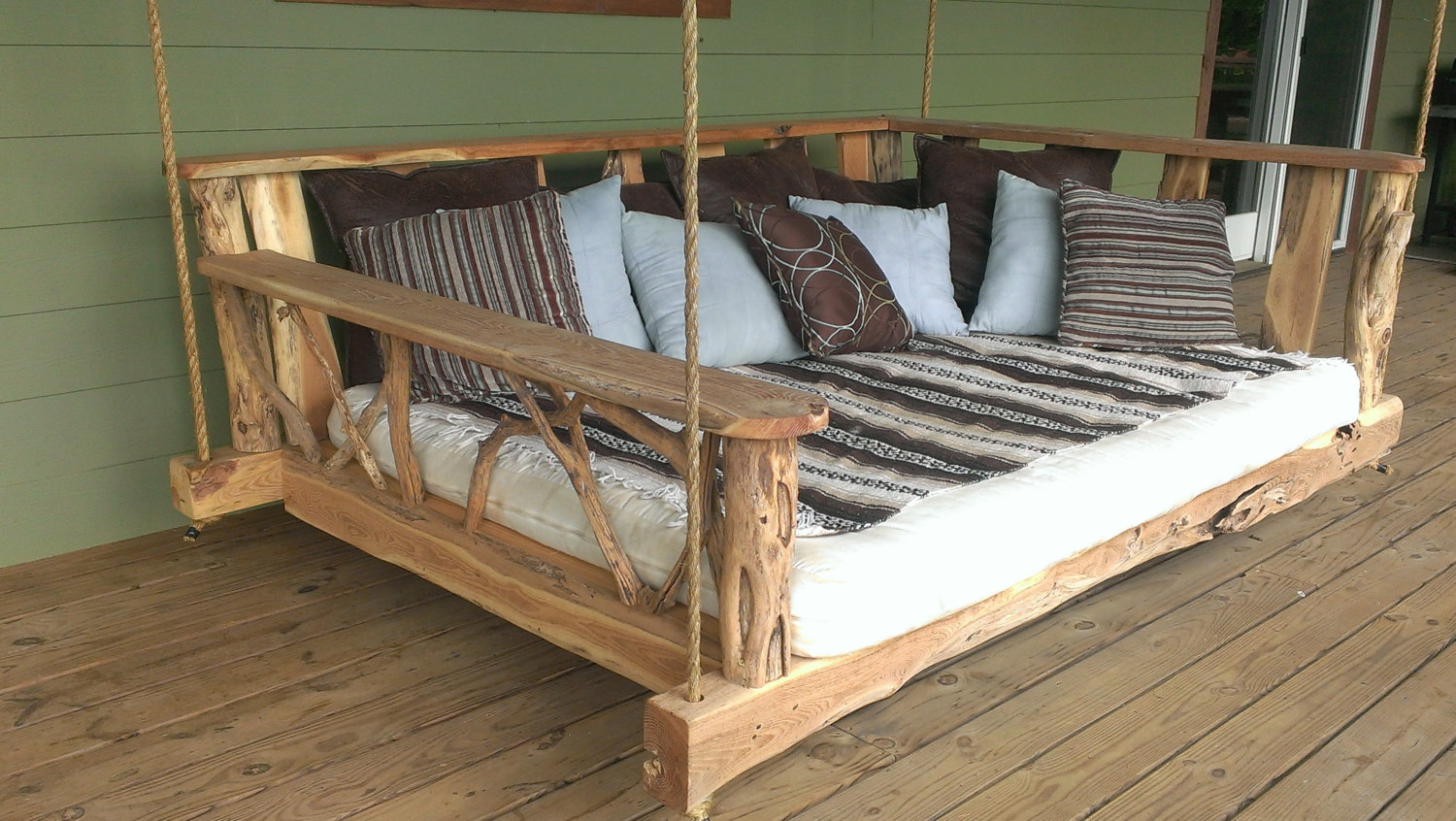 King size porch swing for comfortable naps