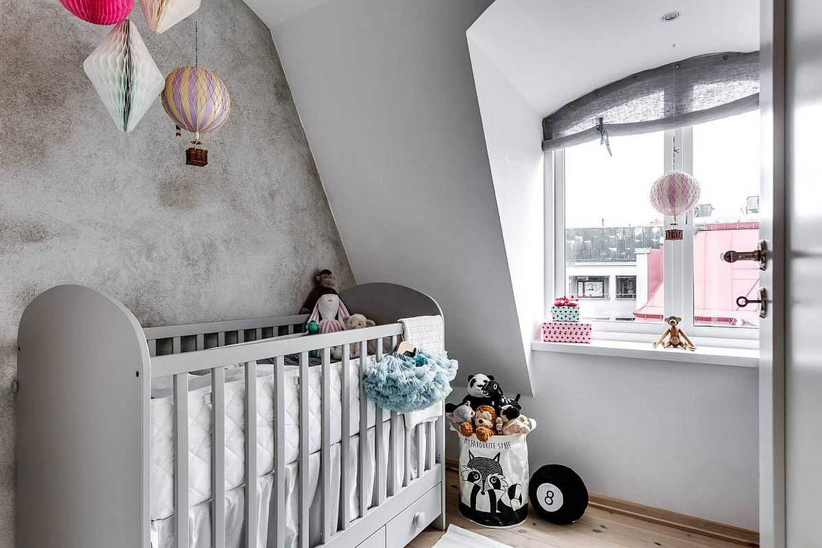 Nursery with a modern Scandinavian vibe