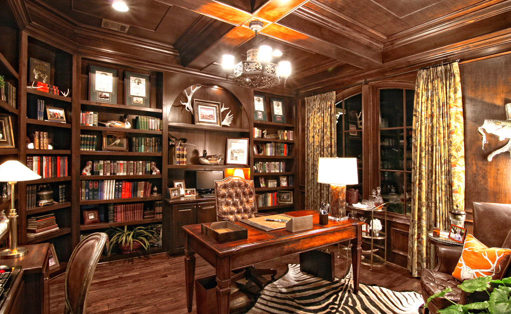 Vintage Lodge Decor Home Office