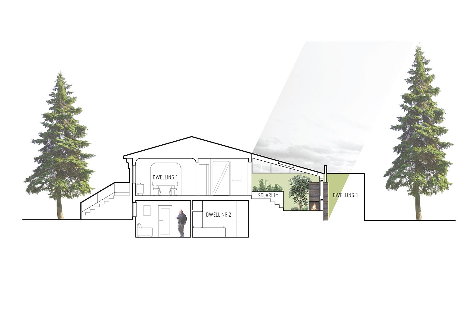 Sectional-view-of-the-revamped-trio-of-dwellings-in-Calgary