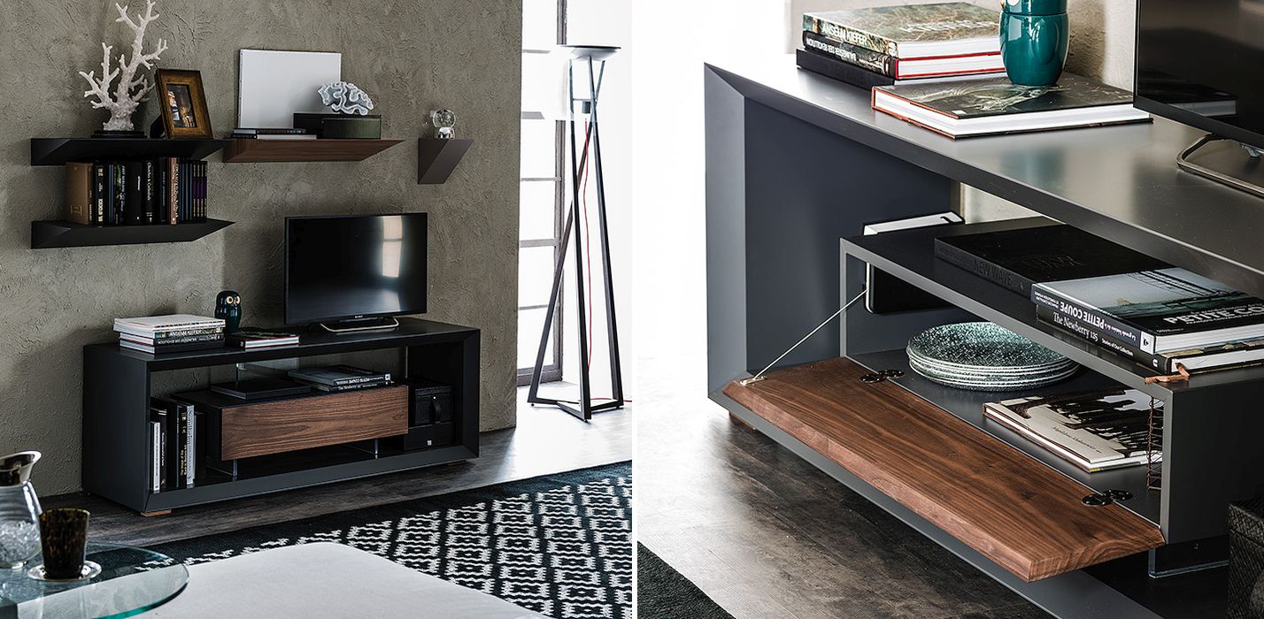 Simple and sleek TV Unit from Cattelan Italia