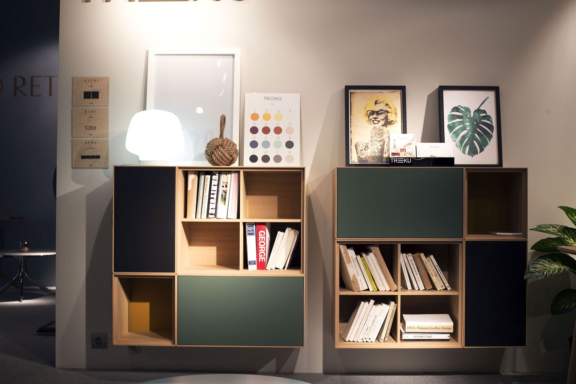 Smart storage units work equally well in the modern office as well