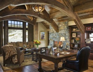 Cozy Workspaces: Home Offices with a Rustic Touch