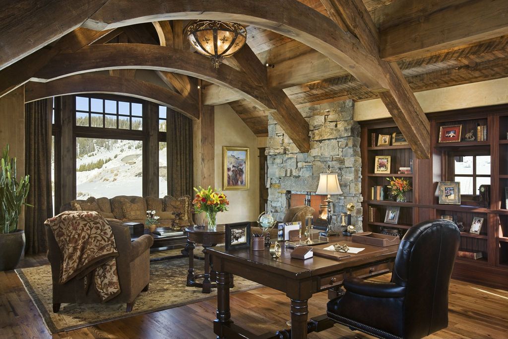 Cozy Workspaces Home Offices With A Rustic Touch