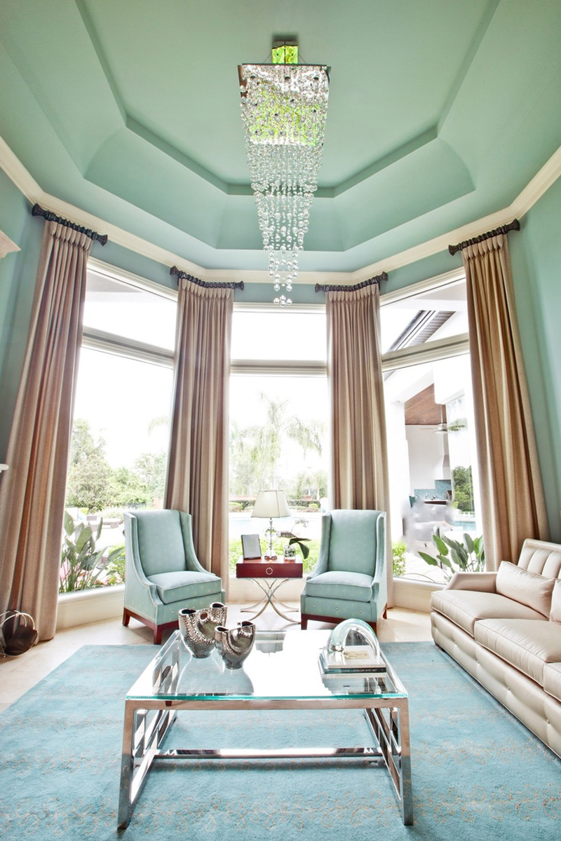 Fresh And Pastel Style Your Living Room In Mint Hues