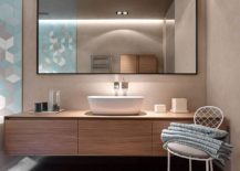 Textured-walls-and-geo-tiles-for-the-fashionable-modern-bathroom-217x155