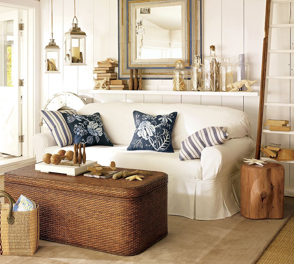 Coastal Living Rooms That Will Make You Yearn For The Beach