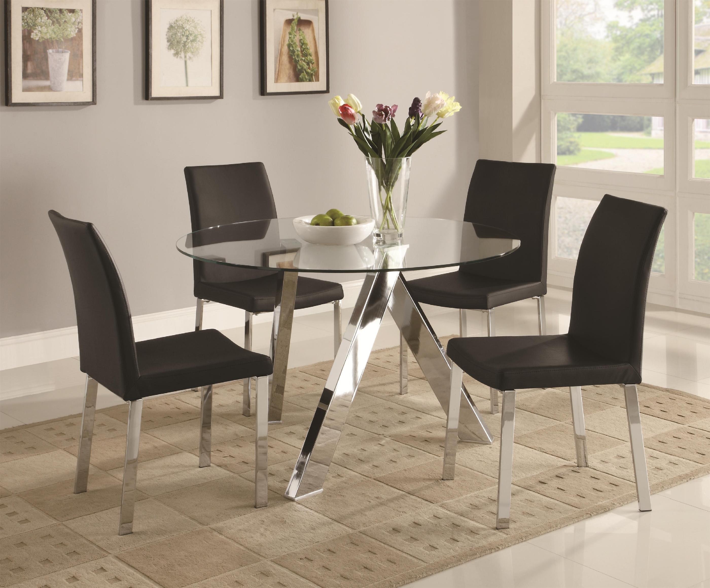 Modern Carpet Wrapped Dining Room Table