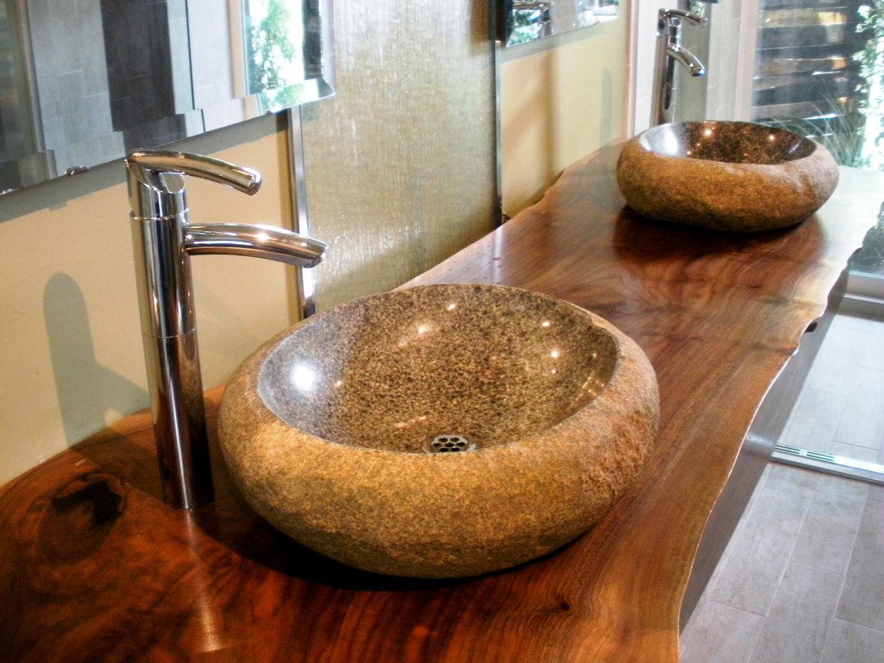 rustic bathroom bowl sinks