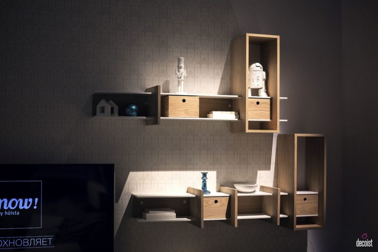 55 WallMounted Open Shelves Offering SpaceSavvy Modularity Decoist