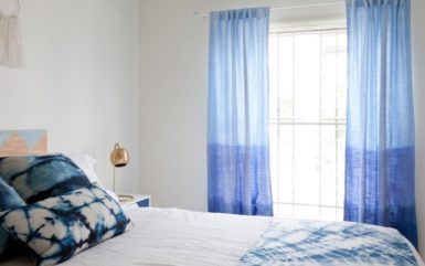 Trendy Ombre Curtains In Cold Warm And Neutral Hues Decoist   Blue Ombre Curtains With Minimal Saturation 385x241 