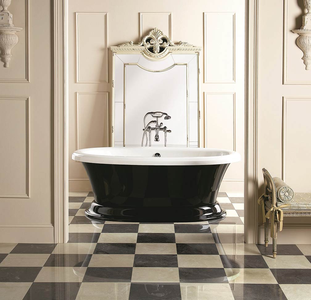 Checkered-bathroom-styled-like-one-of-royalty-