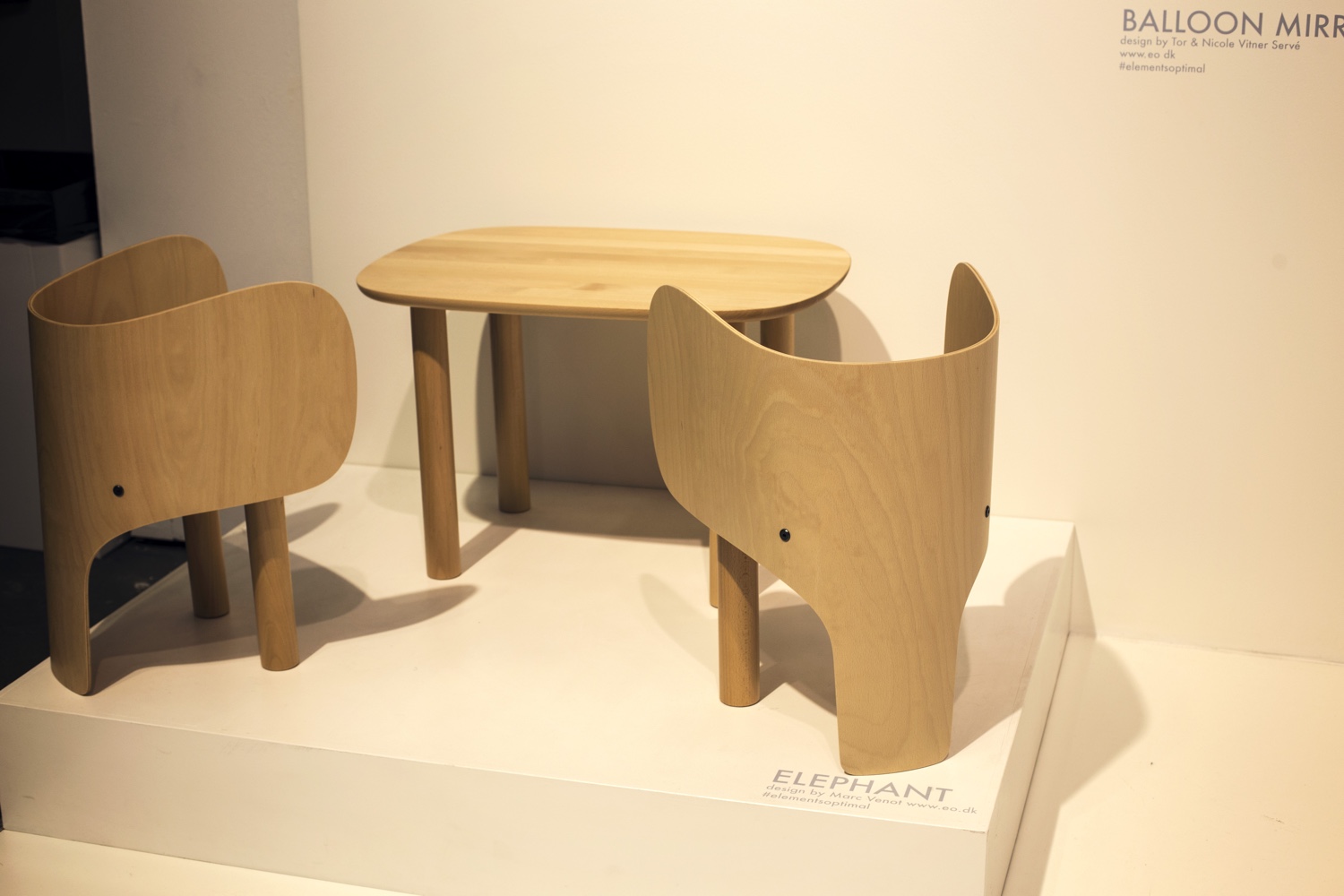 Elements Optimal Elephant Chair and Table