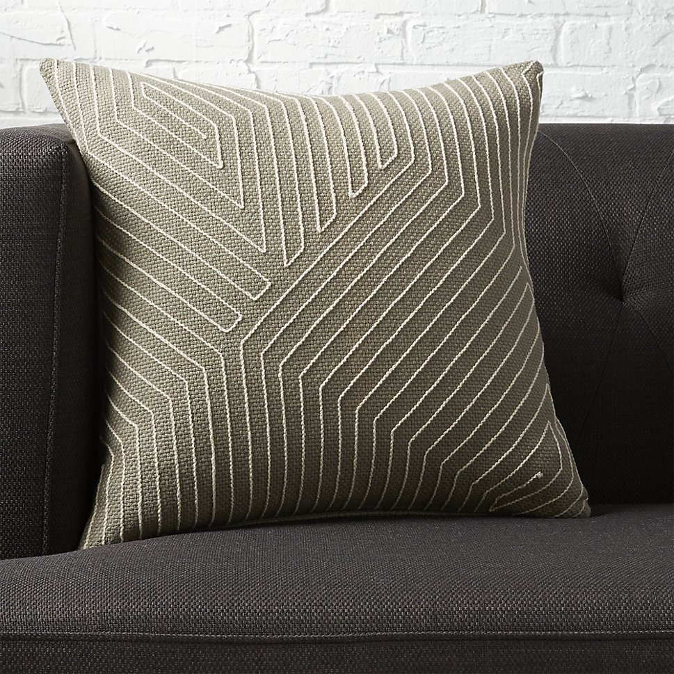 Geo pillow from CB2